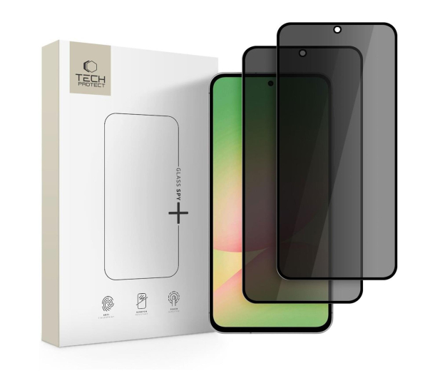 TECH-PROTECT Glass Spy+ 2-Pack do Samsung Galaxy A36 / Galaxy A56 Privacy - 1325505 - zdjęcie